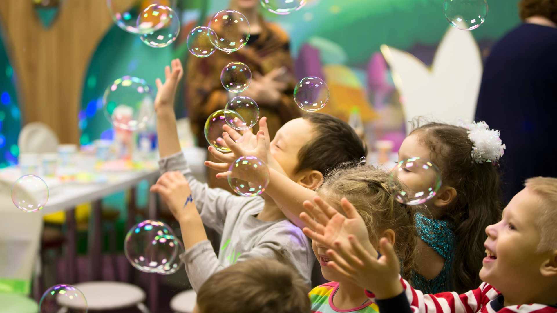 Kids birthday party bubbles 2